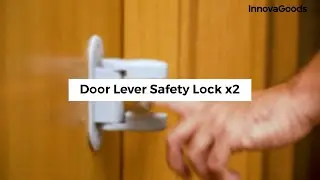 InnovaGoods Door Lever Safety Lock x2