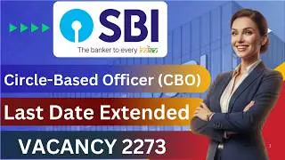 SBI CBO Recruitment Last Date Extended. What is backlog and regular vacancy ? @employmentguruji