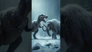 Mammoth vs T-Rex vs Other Wild Animals Fight in Winter Forest #shorts #mammoth #mammothvs #vs