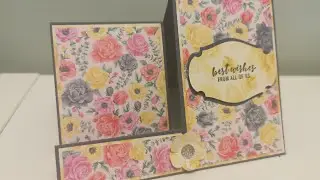 Fun Fold Floral Side Step Card with Flowers For Every Season