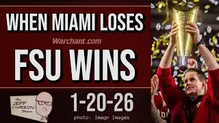 Jeff Cameron Show | College Football Playoff | National Championship Reaction | Warchant TV #FSU