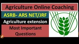 Agriculture extension | most important questions| ICAR NET JRF| ASRB ARS NET| mind mapping
