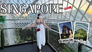 VLOG &bull; Singapore 2022 🛫🇸🇬| Day 1 Exploring the City &bull;Flower Dome 🌺+ Cloud Forest🌥🍃|Joy Ganzon