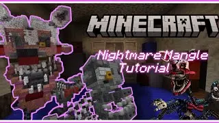 How to build Nightmare Mangle - Minecraft FNAF Tutorial - Nightmare Mangle Tutorial
