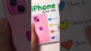 iPhone Blind bag 📱#iphone #blindbag #asmr #papercraft #shortsfeed #shortsvideo #shortsviral #shorts