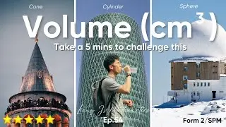Must know b4 SPM | Ep 54 |Volume cm&sup3;| [PRO] RELATIONSHIP between CONE,CYLINDER & SPHERE | F2 and SPM