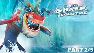 Hungry Shark Evolution : 1rst time playing with the new sea monster the 