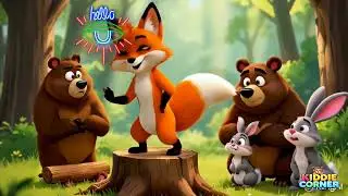 Feel Happy Song | Foxy the Singing Fox | Kids Dance & Smile Song | Happy Cartoon Song for Children