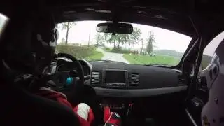Rallye de la Lys 2011 - Onboard Mitsubishi Lancer EVO X - Deheegher/Lemoine