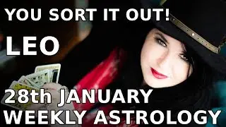 Leo weekly horoscope 28 Jan 2019   You sort it out!