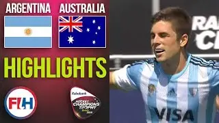 Argentina v Australia | 2018 Men&rsquo;s Hockey Champions Trophy | HIGHLIGHTS
