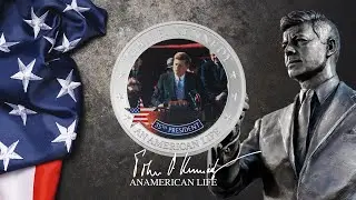 35th President - Life Of Kennedy - 1/2 oz Silver Coin 2023 - 7k Metals
