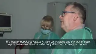Kolonoskopia z napisami po angielsku