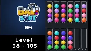 Ball Sort Color Puzzle Game Level 98 - 105