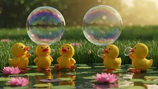 5 Little Ducks Song | Early Learning Nursery Rhymes | Learning Numbers & Counting