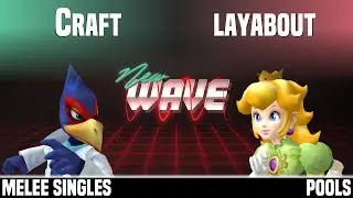 New Wave - Craft (Falco) vs layabout (Peach) - MELEE SINGLES - POOLS
