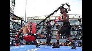 FUTURE STAR!!!!!!!! EFA AJAGBA DESTROYS AMIR MANSOUR IN 2 ROUNDS