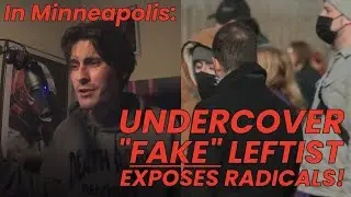 Man goes UNDERCOVER at left-wing protest - Exposes EXTREME radical mindset!