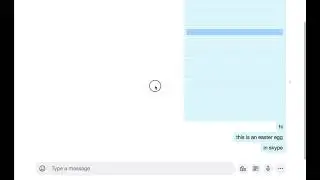 Easter Egg on Skype!