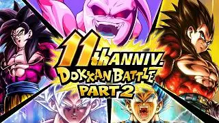 11TH ANNIVERSARY PART 2 LR REVEALS!!!! (DBZ: Dokkan Battle)