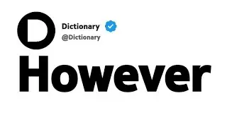 However Meaning In Urdu