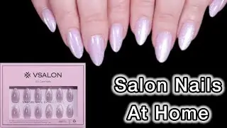 Salon Nails at Home With Vsalon 💅