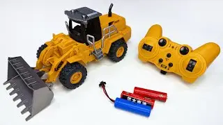 Unboxing RC Remote control bulldozer, remote control racing car, remote control elegant racing car