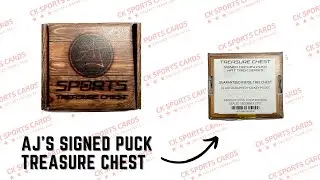 AJ&rsquo;s Signed Hockey Puck Treasure Chest Rip
