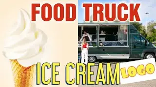 Food Truck Logo Ice Cream Truck [ How to Design an Ice Cream Food Truck Logo ]