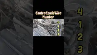 Santro xing spark plug wire numbers 🔢 #shorts #youtubeshorts #hyundai #santro #car