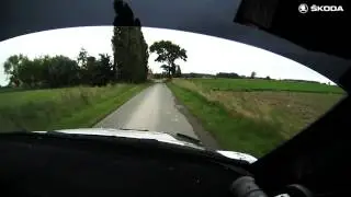 &Scaron;KODA Motorsport FIA ERC Geko Ypres Rally Loix / Miclotte Onboards 2013