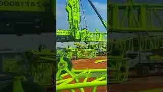 Processo de constru&ccedil;&atilde;o de um guindaste pesado
