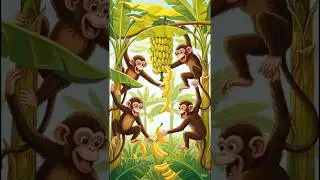 City Farm vs 4 Monkeys 🐒🍌 | Short  Story #shortstory#shortvideo #shortsviral#motivation