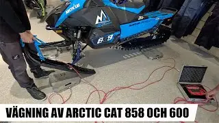 Vägning av Arctic Cat 858 och 600 Catalyst