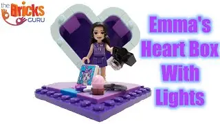 Lego Friends | Emma's Heart Box 41355 Speed Build with Custom Lights