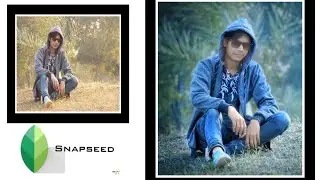 Snapseed photo Retouching Tutorial | Background Blur Effect | Zaid Editing