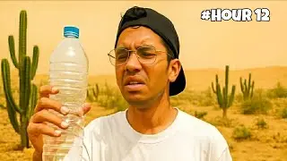 12 HOURS in a CACTUS Desert 🌵 | Extreme Survival Vlog!