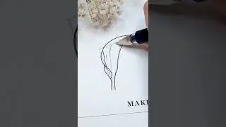 Drawing the Calla Lily flower from a new perspective 💐🥰✨