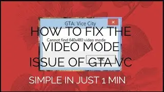 GTA VC not working in win8 or win 10