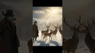 Fangster Rescues Lost Baby Deer 🐺🦌 | Hero Cartoon Short #animation #edit #fangster  #babydeer