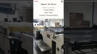 Used Sheet Fed / Offset Machine | Sakurai - SC 102 A II for SALE @Machinedalal
