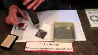 Faux Metal--A Simple Stamping Technique