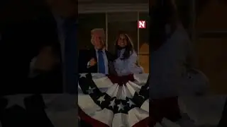 Donald Trump Kisses Melania Trump During July 4 Fireworks At White House