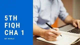 POTHUPAREEKSHA 5TH FIQH NOTES  CHAPTER 1 || MF WORLD