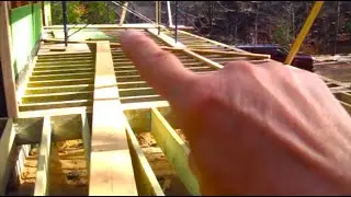Каркас террасы для нового дома
