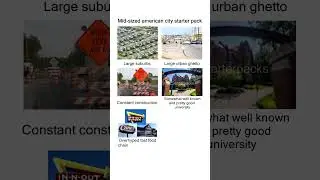 Mid sized american city starter pack meme #Memes #usa