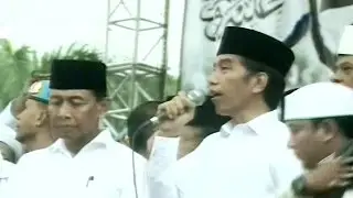 Sambutan Presiden Jokowi di Depan Jutaan Peserta Aksi Damai 212
