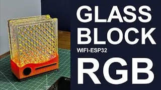 I Turned a Glass Brick Into a Smart RGB Lamp
