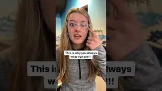 THIS is why you wear eye pro!!!👀
