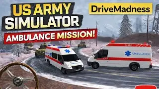 US Army Simulator Ambulance Mission Gameplay 🚑 | Military Rescue Driving Game &ndash; DriveMadness
